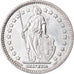 Coin, Switzerland, Franc, 1957, Bern, AU(55-58), Silver, KM:24