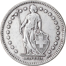Coin, Switzerland, 2 Francs, 1914, Bern, VF(30-35), Silver, KM:21