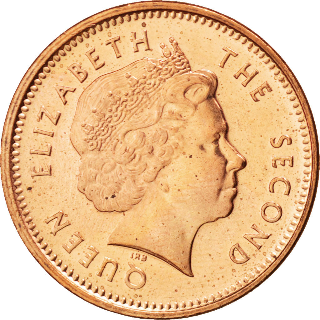 FALKLAND ISLANDS, Penny, 2004, KM #130, MS(63), Copper Plated Steel, 20.3, 3.59
