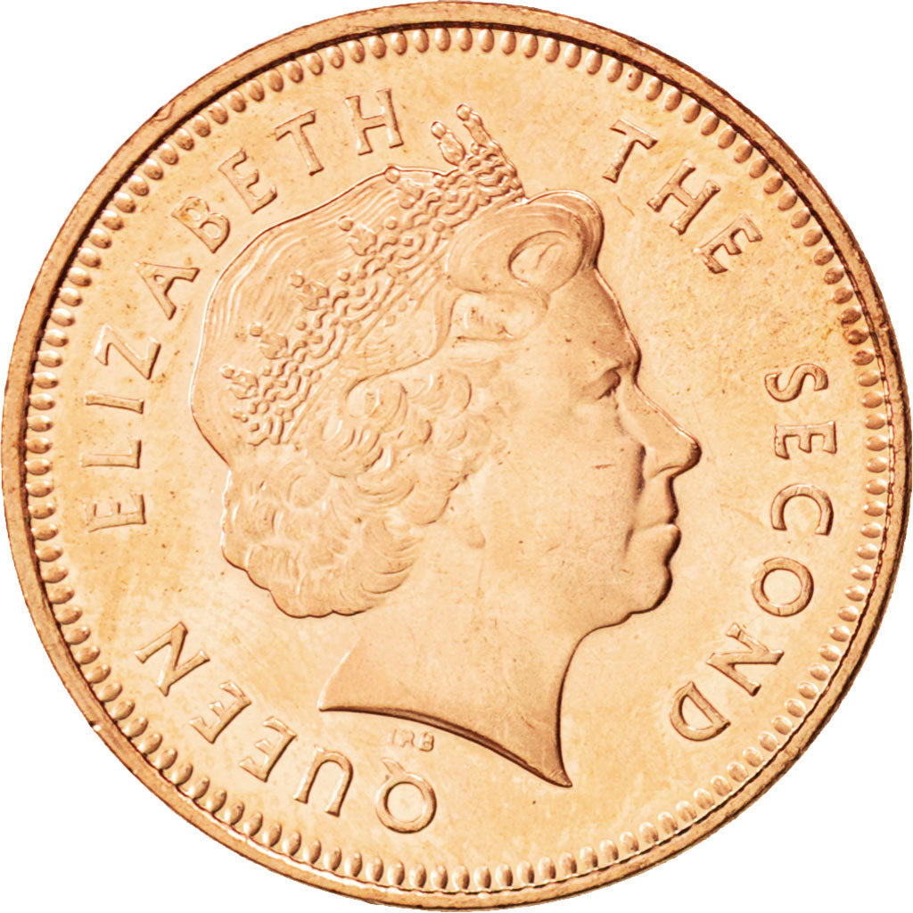 FALKLAND ISLANDS, Penny, 2004, KM #130, MS(63), Copper Plated Steel, 20.3, 3.56