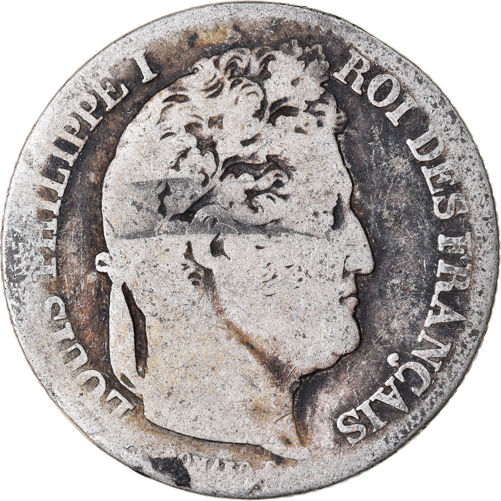 Coin, France, Louis-Philippe, Franc, 1841, Paris, F(12-15), Silver, KM:748.1