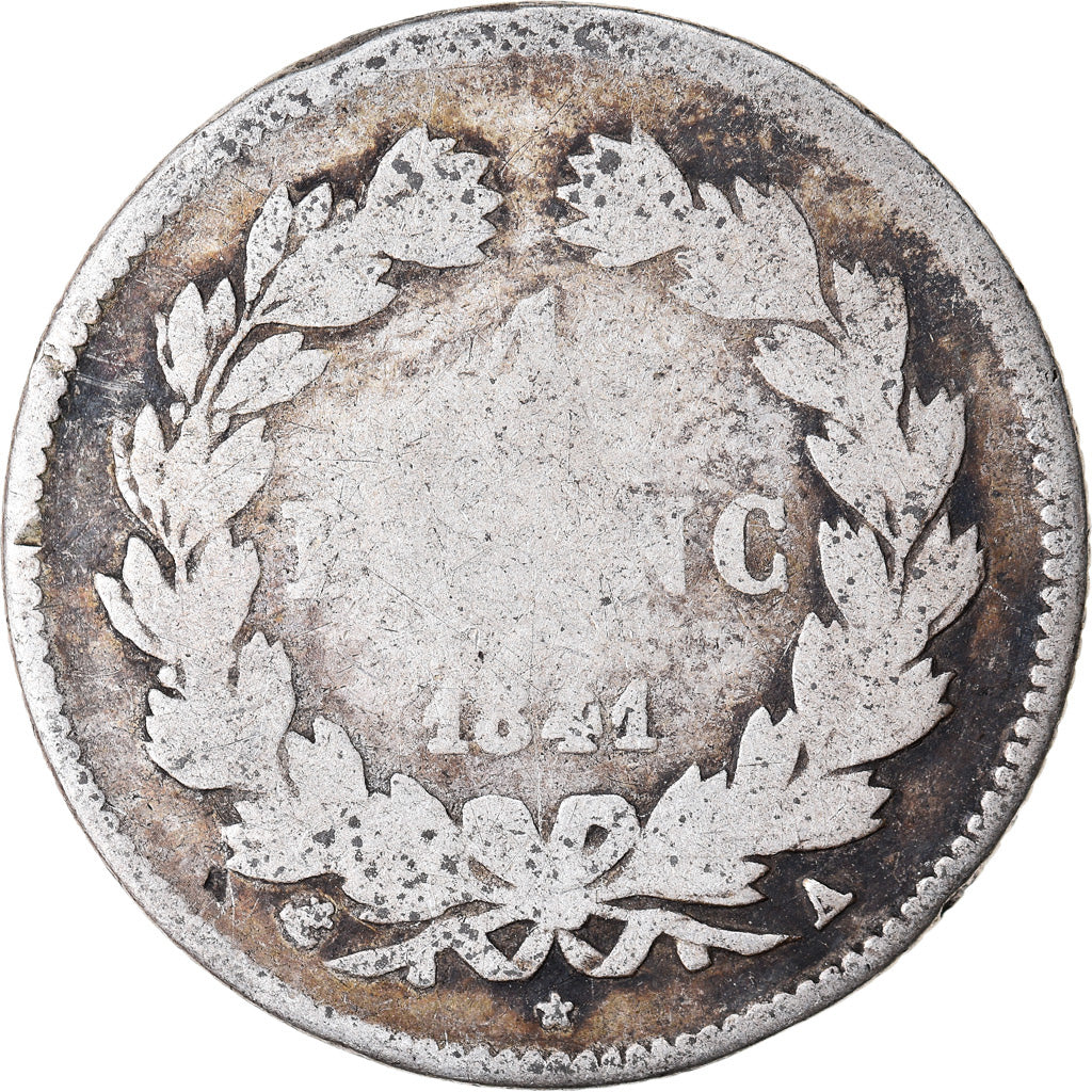 Coin, France, Louis-Philippe, Franc, 1841, Paris, F(12-15), Silver, KM:748.1