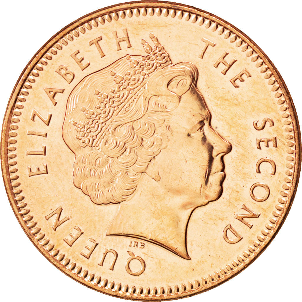 FALKLAND ISLANDS, 2 Pence, 2004, KM #131, MS(63), Copper Plated Steel, 25.9,...
