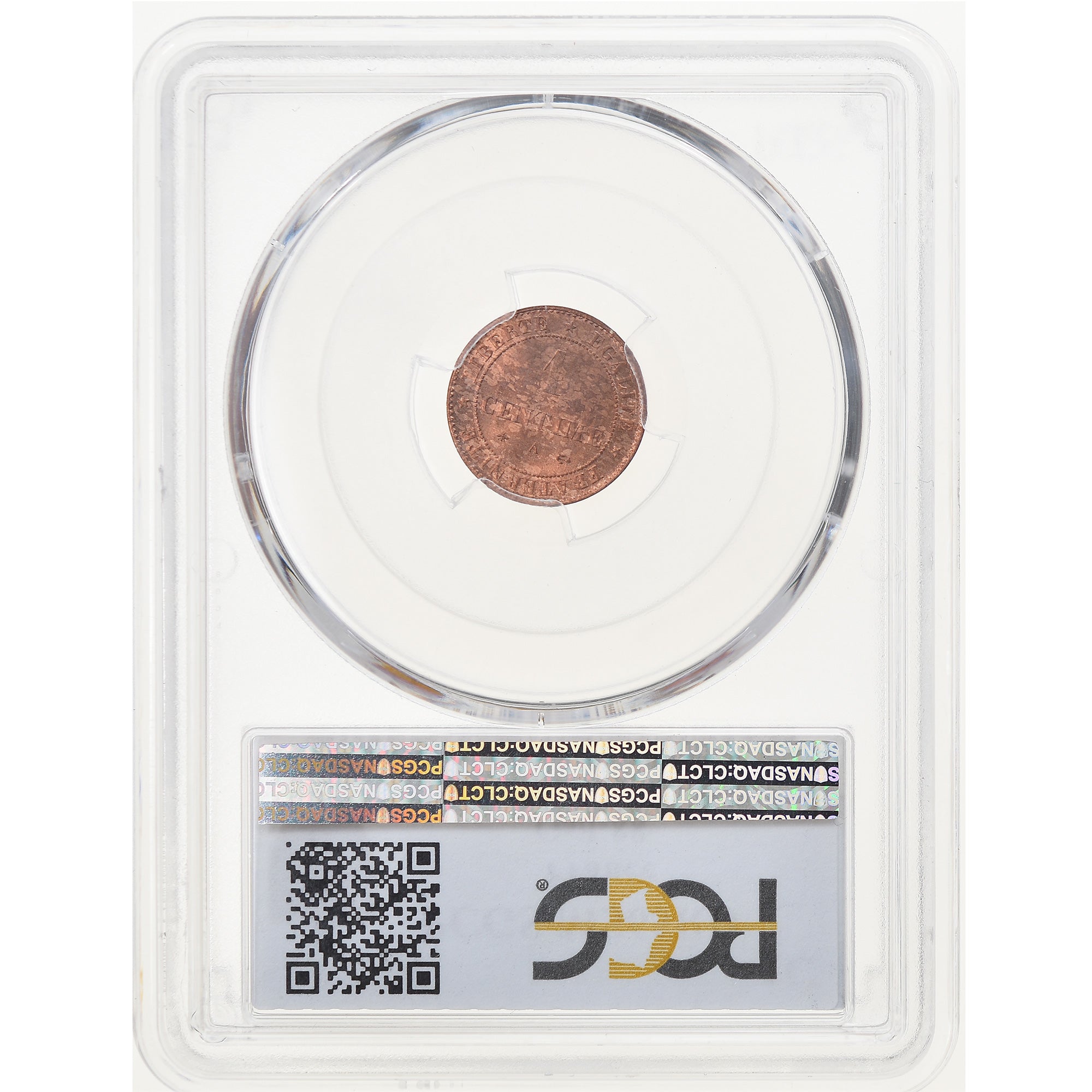 Coin, France, Cérès, Centime, 1879, Paris, PCGS, MS65RD, MS(65-70), Bronze