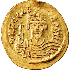 Moneda, Phocas, Solidus, 607-610, Constantinople, SC, Oro, Sear:620