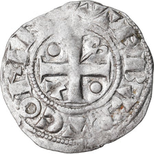 Moneta, Francja, Champagne, Thibaut II, Denarius, Provins, EF(40-45), Srebro