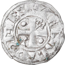 Coin, France, Champagne, Thibaut II, Denarius, Provins, EF(40-45), Silver