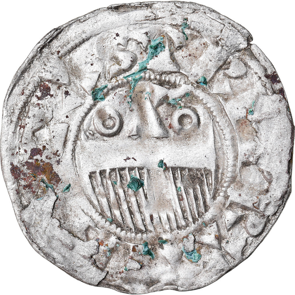 Coin, France, Champagne, Thibaut II, Denarius, Provins, EF(40-45), Silver