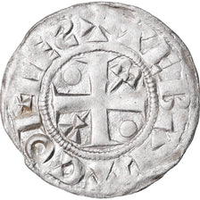 Coin, France, Champagne, Thibaut II, Denarius, Provins, EF(40-45), Silver