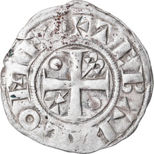 Moneta, Francia, Champagne, Thibaut II, Denarius, Provins, BB, Argento