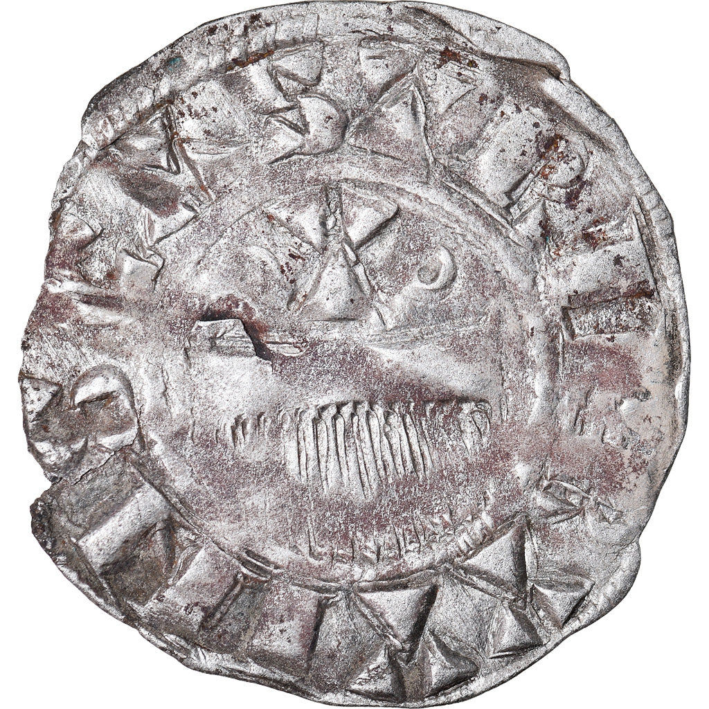 Monnaie, France, Champagne, Thibaut II, Denier, Provins, TB+, Argent