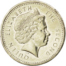 FALKLAND ISLANDS, Pound, 2004, KM #136, MS(63), Nickel-Brass, 22.5, 9.44