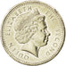 FALKLAND ISLANDS, Pound, 2004, KM #136, MS(63), Nickel-Brass, 22.5, 9.44