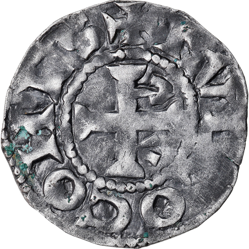 Coin, France, Anjou, Foulques IV, Denarius, Angers, EF(40-45), Silver