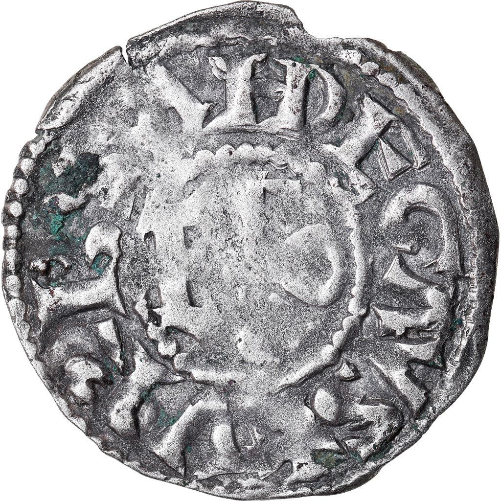 Coin, France, Anjou, Foulques IV, Denarius, Angers, EF(40-45), Silver