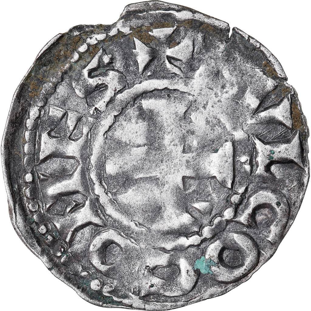 Coin, France, Anjou, Foulques IV, Denarius, Angers, EF(40-45), Silver