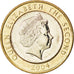 FALKLAND ISLANDS, 2 Pounds, 2004, KM #137, MS(63), Bi-Metallic, 28.4, 12.07