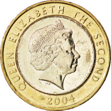 Monnaie, Falkland Islands, Elizabeth II, 2 Pounds, 2004, SPL, Bi-Metallic