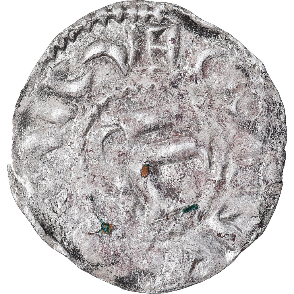 Monnaie, France, Bretagne, Conan III, Denier, Rennes, TB+, Argent, Boudeau:23