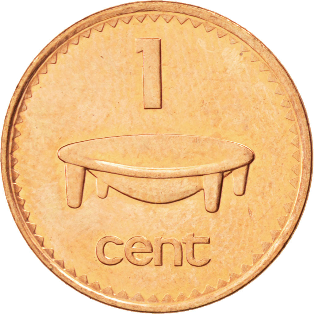 Coin, Fiji, Elizabeth II, Cent, 2006, Ottawa, MS(63), Copper Plated Steel