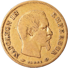Moneta, Francia, Napoleon III, Napoléon III, 10 Francs, 1857, Paris, MB+, Oro