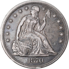 Moeda, Estados Unidos da América, Seated Liberty Dollar, Dollar, 1870, U.S.
