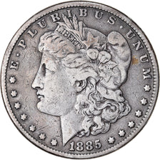 Moneda, Estados Unidos, Morgan Dollar, Dollar, 1885, Philadelphia, BC+, Plata