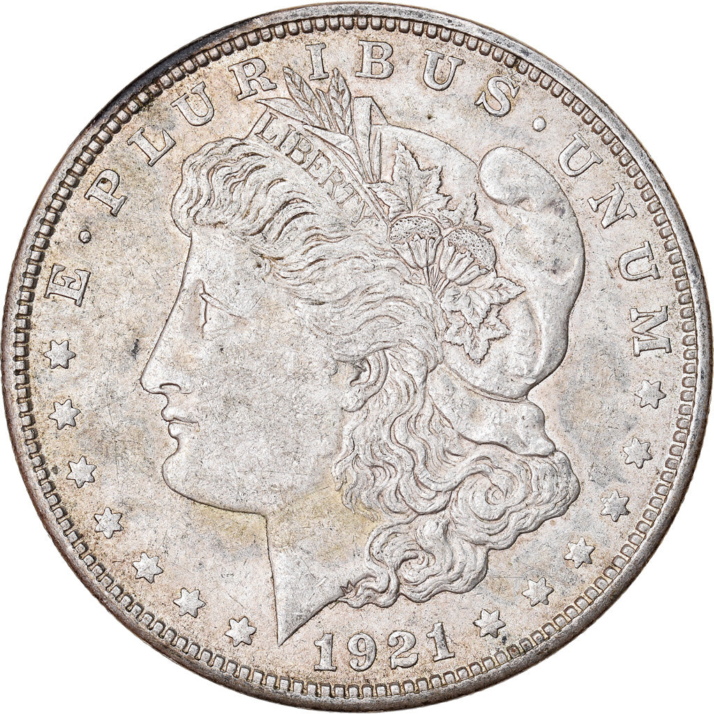 Coin, United States, Morgan Dollar, Dollar, 1921, U.S. Mint, Philadelphia