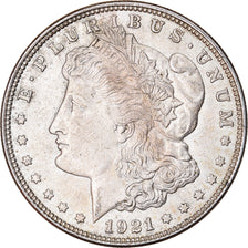 Coin, United States, Morgan Dollar, Dollar, 1921, U.S. Mint, Philadelphia