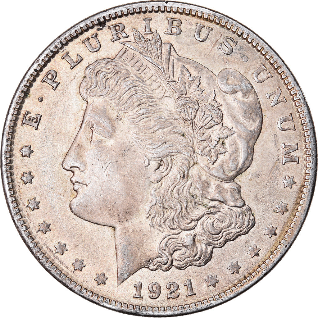 Coin, United States, Morgan Dollar, Dollar, 1921, U.S. Mint, Philadelphia