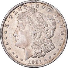 Coin, United States, Morgan Dollar, Dollar, 1921, U.S. Mint, Philadelphia