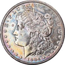 Coin, United States, Morgan Dollar, Dollar, 1904, U.S. Mint, New Orleans