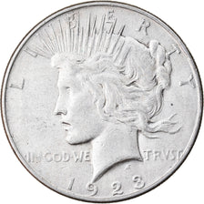 Moneda, Estados Unidos, Peace Dollar, Dollar, 1923, U.S. Mint, Denver, BC+