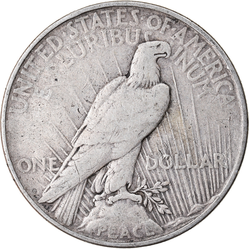 Coin, United States, Peace Dollar, Dollar, 1923, U.S. Mint, Denver, VF(30-35)