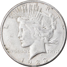 Coin, United States, Peace Dollar, Dollar, 1923, U.S. Mint, San Francisco