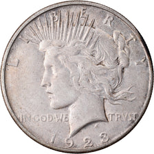 Coin, United States, Peace Dollar, Dollar, 1923, U.S. Mint, San Francisco