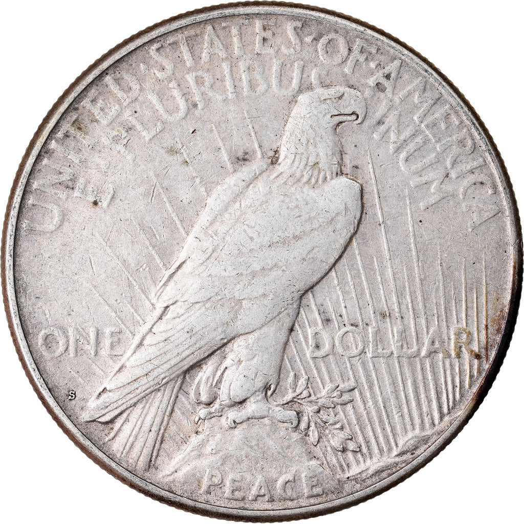 Coin, United States, Peace Dollar, Dollar, 1923, U.S. Mint, San Francisco