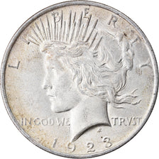 Coin, United States, Peace Dollar, Dollar, 1923, U.S. Mint, Philadelphia