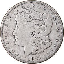 Coin, United States, Morgan Dollar, Dollar, 1921, U.S. Mint, San Francisco