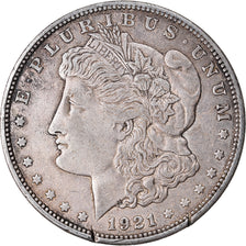 Coin, United States, Morgan Dollar, Dollar, 1921, U.S. Mint, Denver, EF(40-45)