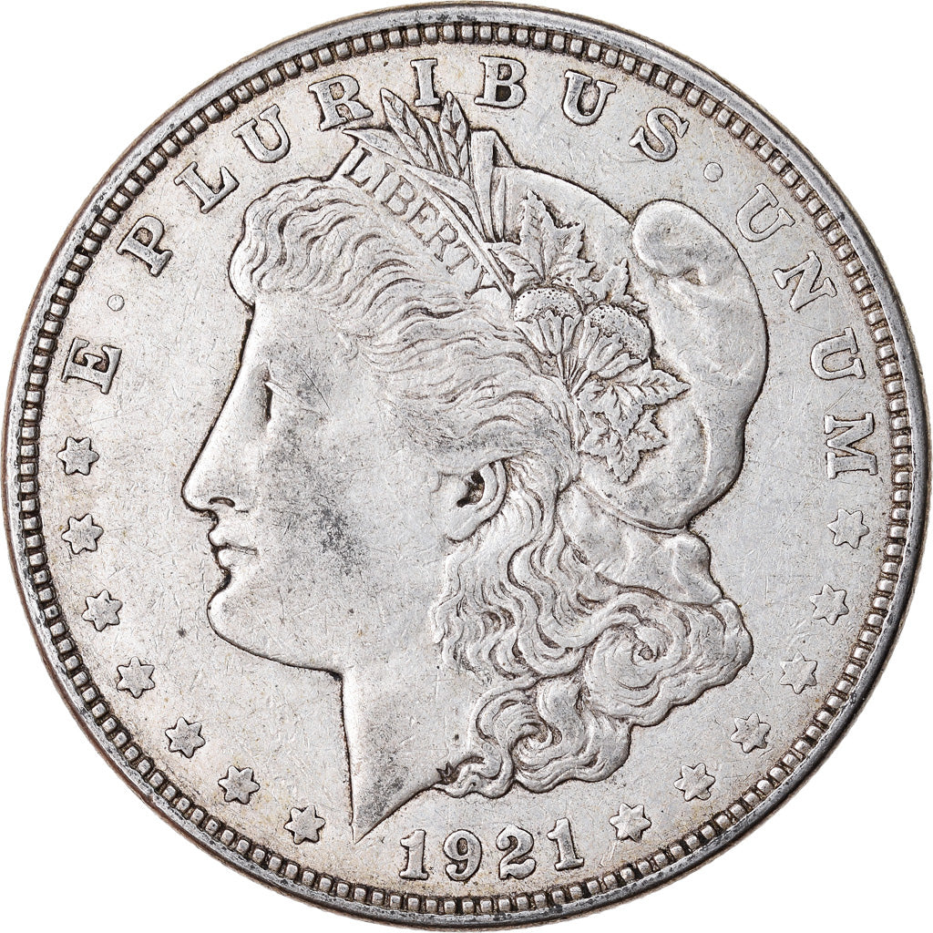 Moneta, Stati Uniti, Morgan Dollar, Dollar, 1921, U.S. Mint, Denver, BB