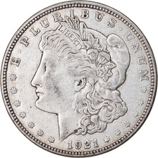 Moneta, Stati Uniti, Morgan Dollar, Dollar, 1921, U.S. Mint, Denver, BB
