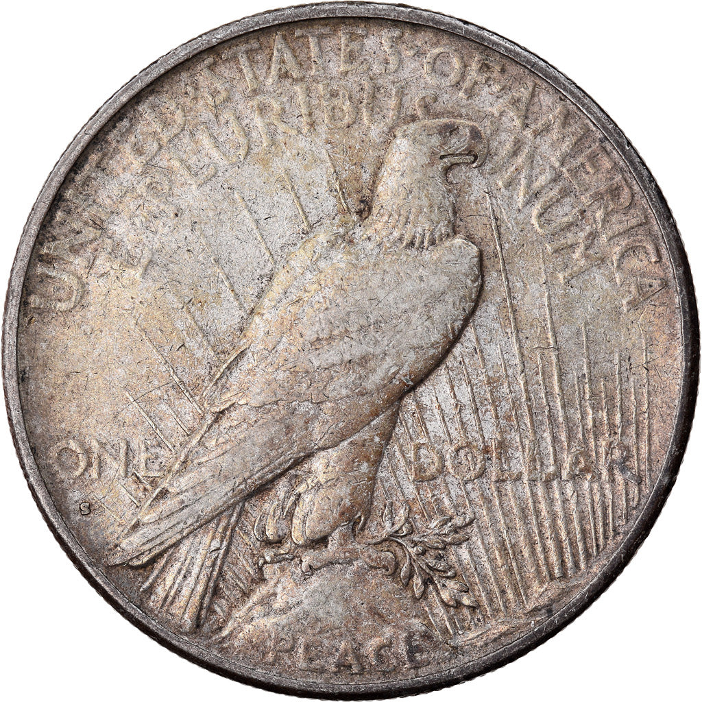 Coin, United States, Peace Dollar, Dollar, 1934, U.S. Mint, San Francisco