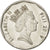 Moneta, Fiji, Elizabeth II, 50 Cents, 2009, AU(55-58), Nickel platerowany