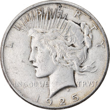 Coin, United States, Peace Dollar, Dollar, 1925, U.S. Mint, Philadelphia