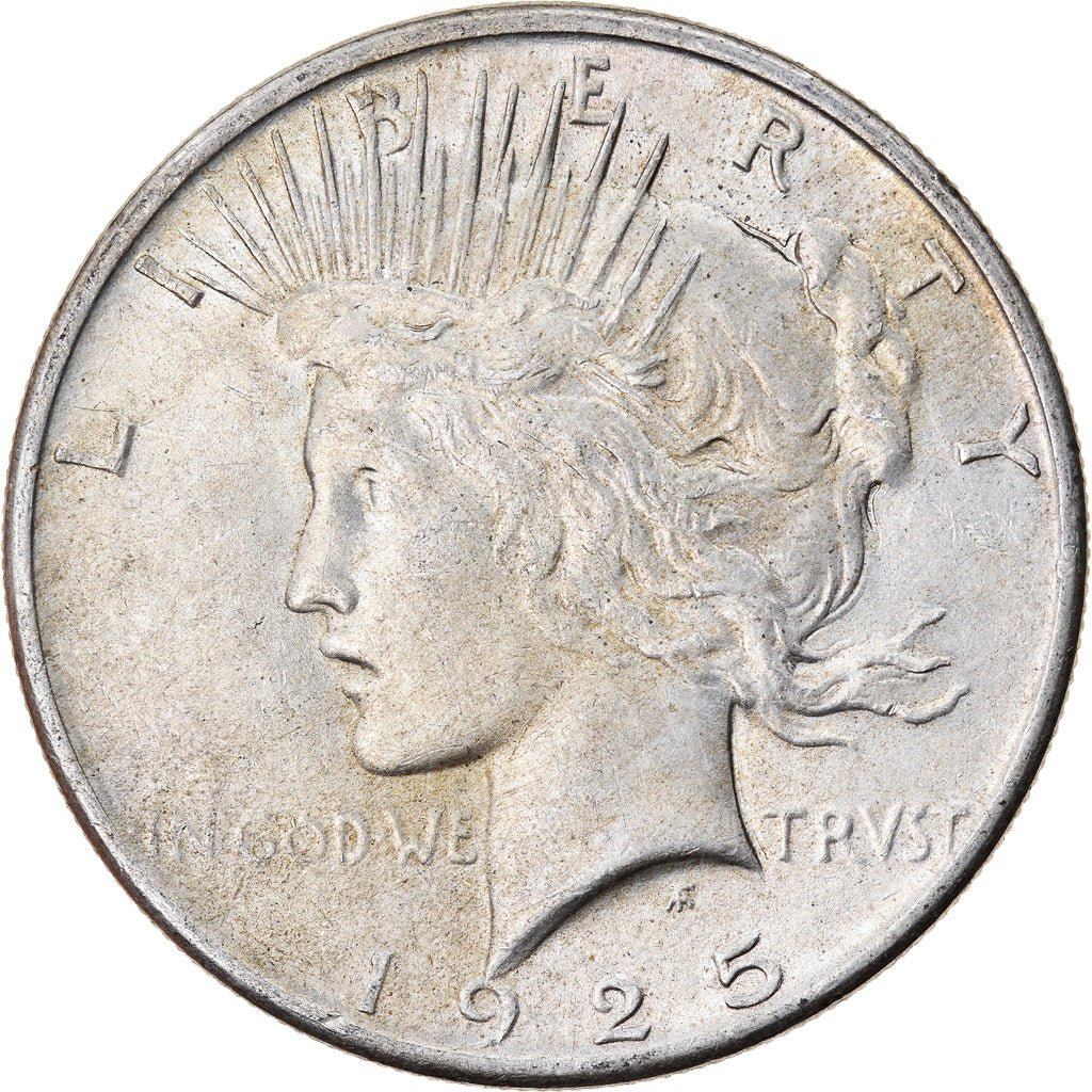 Coin, United States, Peace Dollar, Dollar, 1925, U.S. Mint, Philadelphia