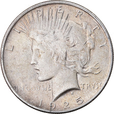 Coin, United States, Peace Dollar, Dollar, 1925, U.S. Mint, Philadelphia