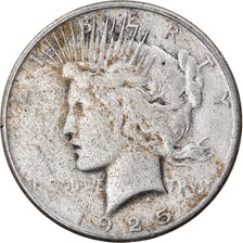 Coin, United States, Peace Dollar, Dollar, 1925, U.S. Mint, San Francisco