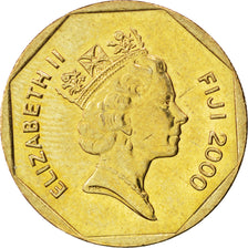 FIJI, Dollar, 2000, KM #73, MS(63), Aluminum-Bronze, 23, 7.91