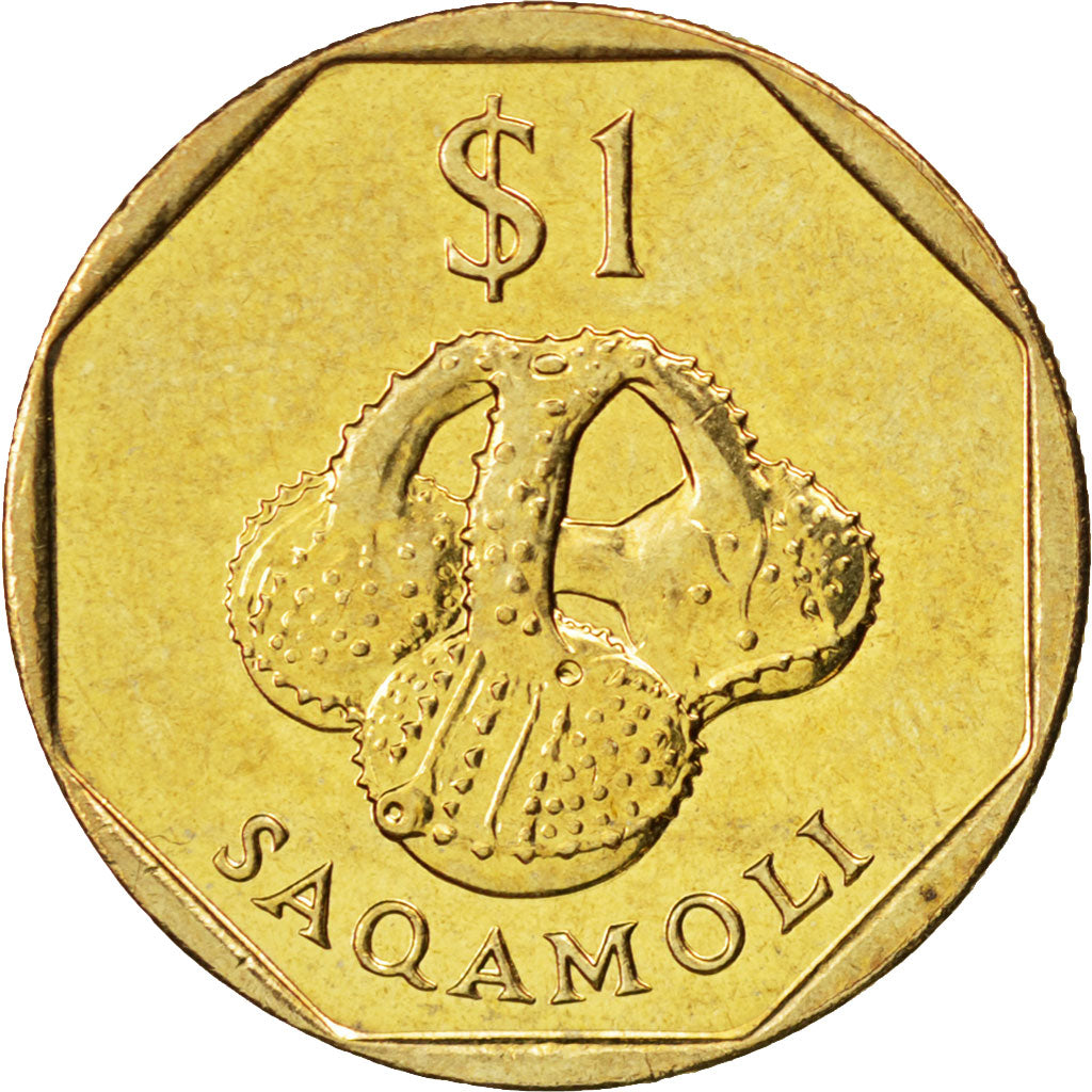 FIJI, Dollar, 2000, KM #73, MS(63), Aluminum-Bronze, 23, 7.91
